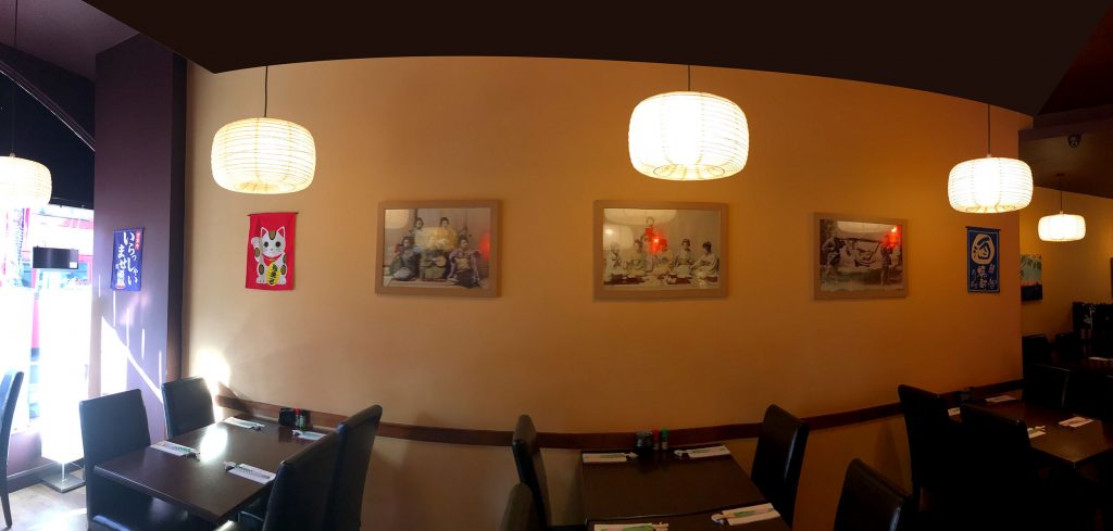 Sushi Zento wall before